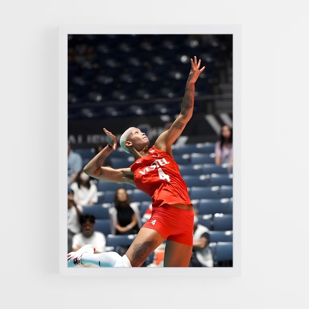 Poster Match de la Vague – affiche Volleyball (vue 3)